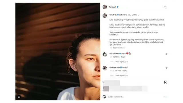 Masih Di-Unfollow, Ini 6 Potret Fandy Christian 'Pantau' Dahlia Poland di Medsos