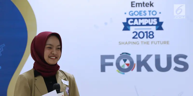 Ketegangan Peserta Audisi Lomba News Presenter EGTC 2018 Bandung