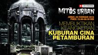 Komplek kuburan Cina di kawasan Petamburan kaya akan cerita menyeramkan. 