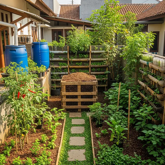 6 Kebun Rumah Metode Permakultur untuk Pemula di Lahan Terbatas