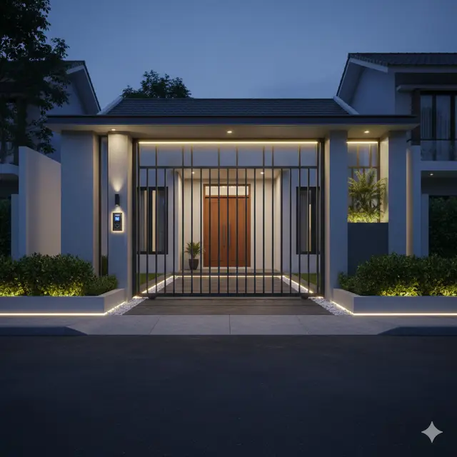 8 Model Gapura Depan Rumah Minimalis, Tampil Elegan dan Jadi Pusat Perhatian dari Gerbang Pertama