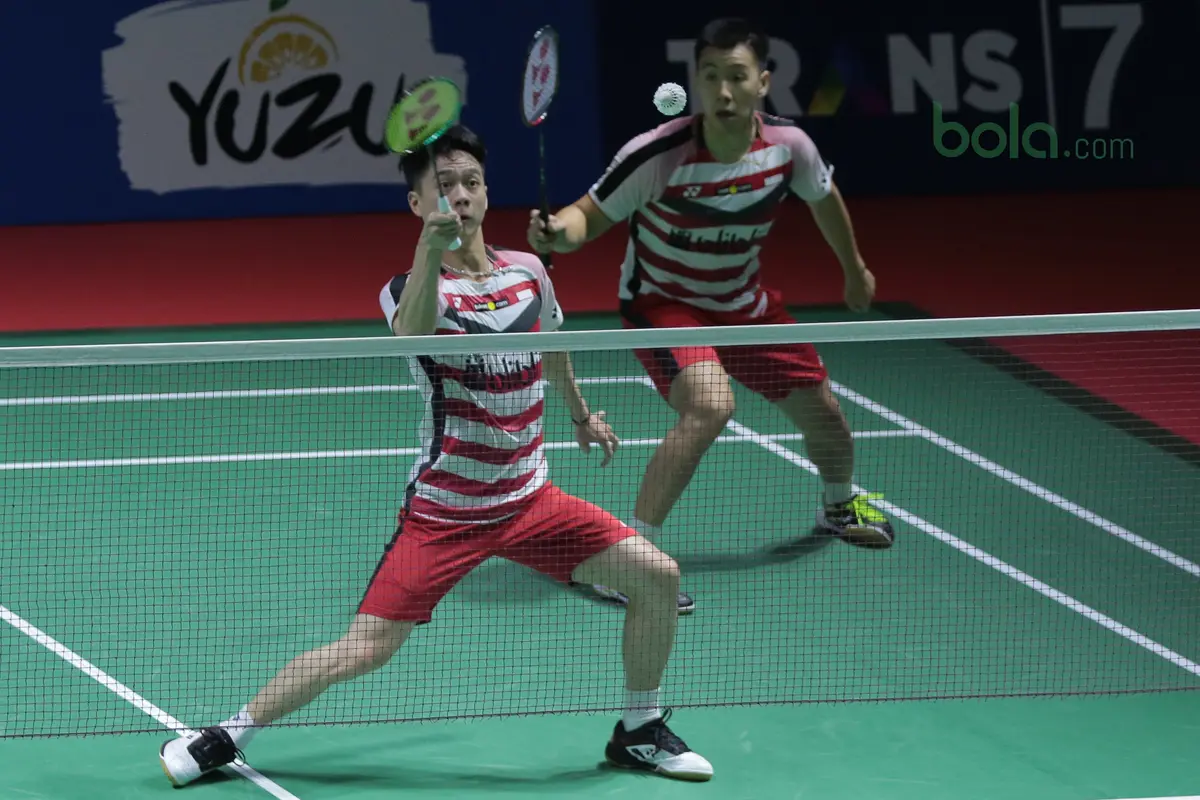 Indonesia Open 2018, Bola.com, Kevin Sanjaya/Marcus Gideon, Hendra/Ahsan