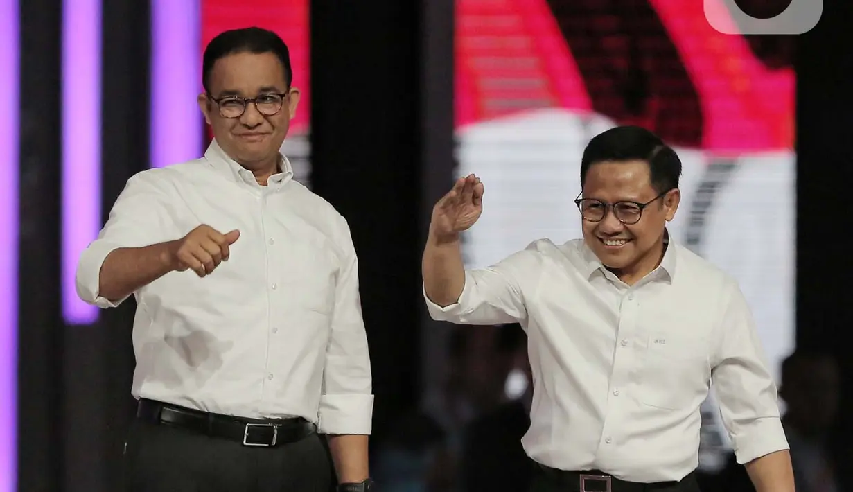 <p>Debat keempat Pilpres 2024 mengangkat tema terkait pembangunan berkelanjutan, sumber daya alam, lingkungan hidup, energi, pangan, agraria, masyarakat adat dan desa. (Liputan6.com/Angga Yuniar)</p>