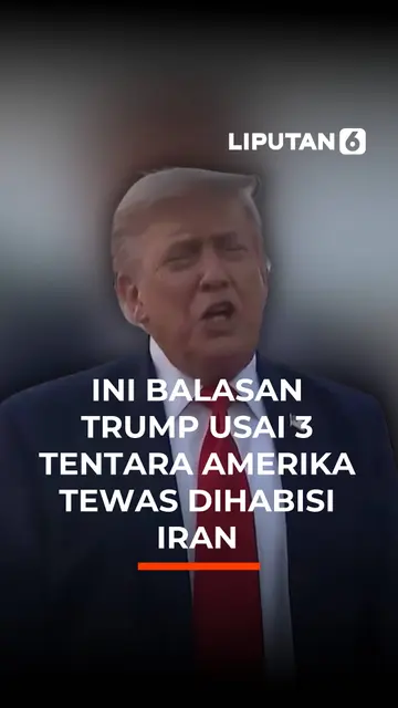 Ini Balasan Trump usai 3 Tentara Amerika Tewas Dihabisi Iran