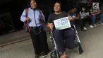 Perwakilan LBH Disabilitas dan Masyarakat Peduli Autis mendatangi Universitas Gunadarma di Depok, Kamis (20/7). Mereka meminta pihak kampus memberikan hukuman sosial kepada pelaku bullying terhadap Muhammad Farhan (19). (Liputan6.com/Immanuel Antonius)