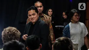 Erick Thohir berharap event turnamen Piala Presiden 2025 ini harus membanggakan di dalam dan luar negeri. (Liputan6.com/Herman Zakharia)