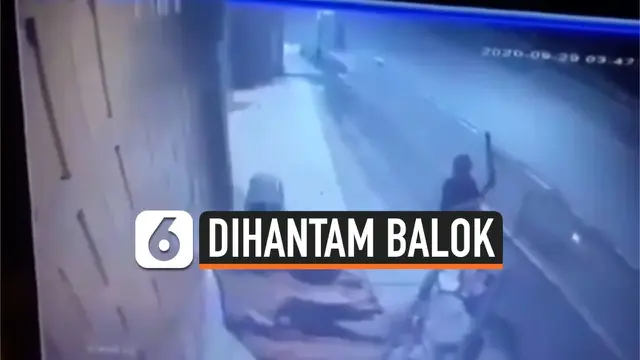 VIDEO: Perampok Hantam Pemulung Pakai Balok, 1 Tewas