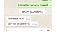 8 Chat Anak Beri Ucapan Hari Ibu Ini Penuh Plot Twist, Ada yang Bilang Lebay (Twitter/askmenfess)