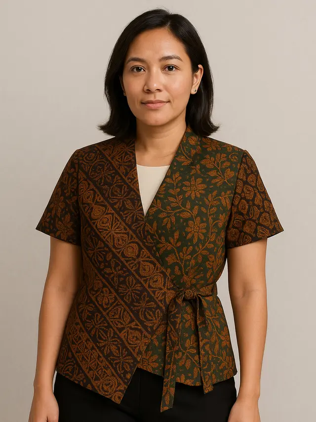 Model Rompi Batik Tali Samping (Foto: ChatGPT)