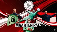 Ilustrasi Maarten Paes di Ajax. (Bola.com/AFP/Gemini)