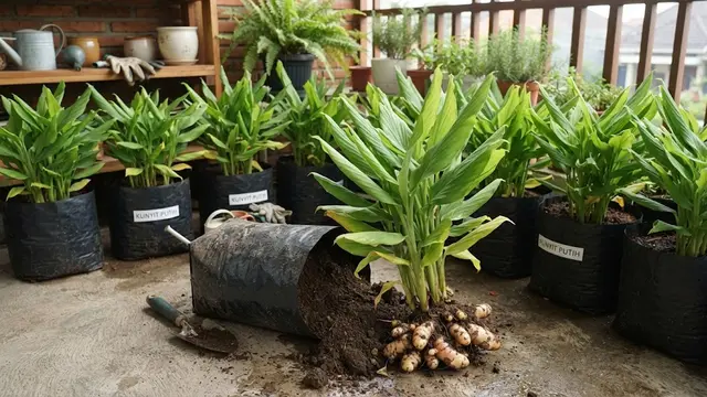 Cara Menanam Kunyit Putih di Polybag untuk Kebun Mini di Rumah