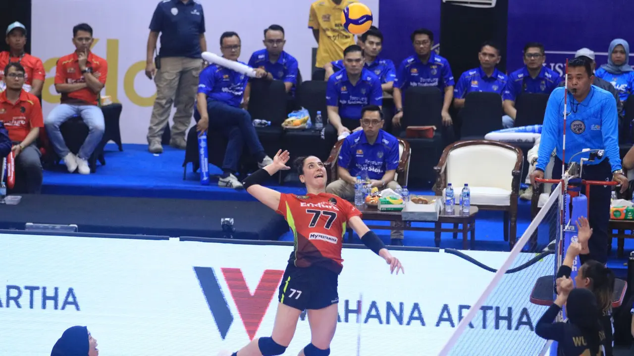 Jakarta Pertamina Enduro vs Bandung BJB Tandamata: PLN Mobile Proliga 2024