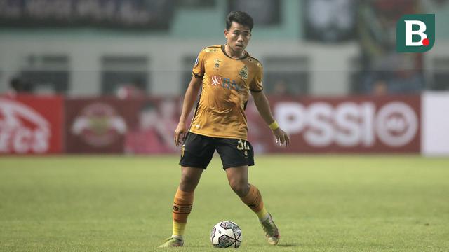 Pemain Bhayangkara FC Nurhidayat Haji Haris