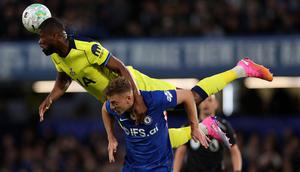 Tottenham Hotspur belum mampu lepas dari bayang-bayang degradasi dari Liga Inggris musim 2025/2026 menyusul kekalahan mereka dari Chelsea pada Selasa (19/05/2026) waktu setempat. (AFP/Adrian Dennis)
