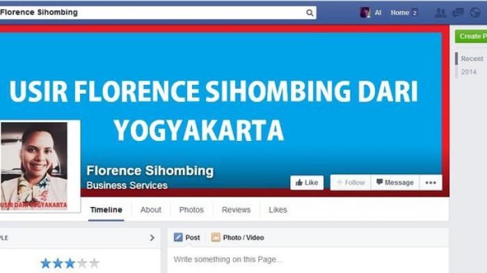 florence sihombing, facebook