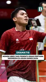 Dramatis! Momen Ubed jadi penentu emas pertama Indonesia di Asian Games 2026