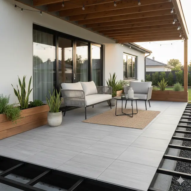 Model Teras Rumah Tanpa Cor