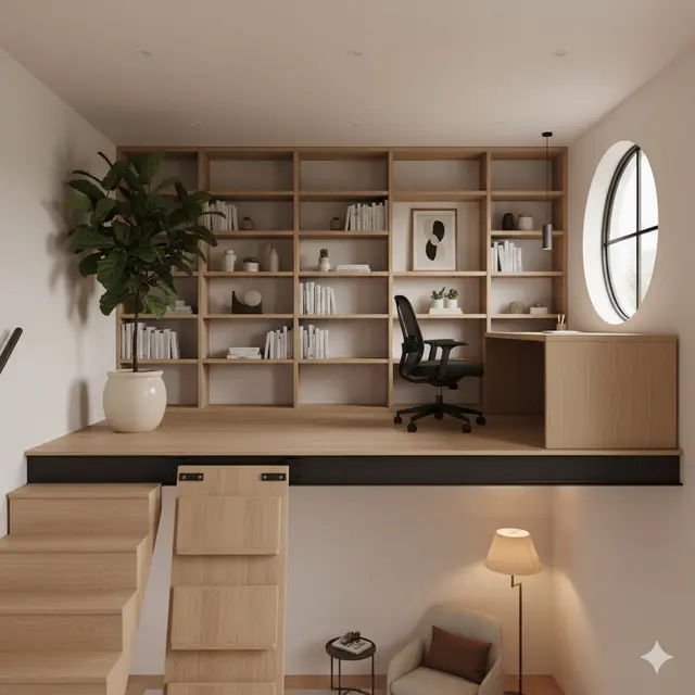 inspirasi desain mezzanine untuk ruang kerja