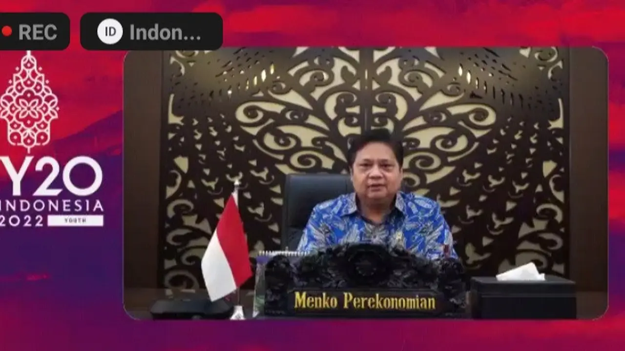 Menteri Koordinator bidang Perekonomian Airlangga Hartarto Kick Off Meeting Y20