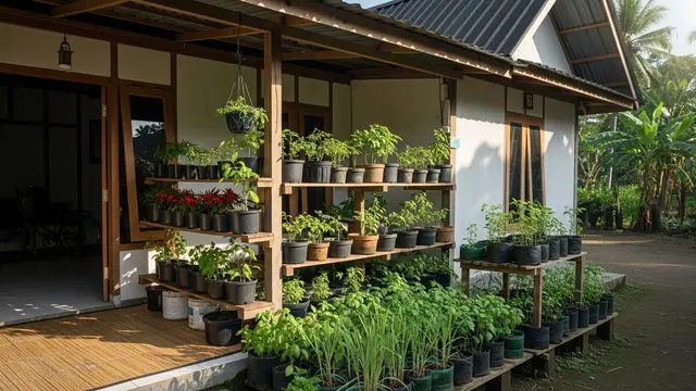 9 Teras Rumah Kampung Jadi Kebun Mandiri Pangan, Wujudkan Ketahanan Keluarga