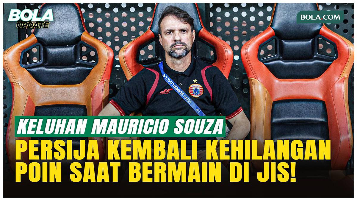 Persija vs Dewa United 1-1, Mauricio Souza Soroti Kondisi Lapangan JIS