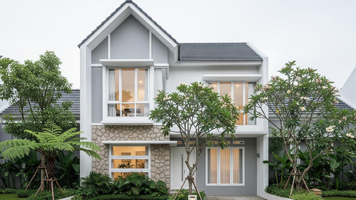 7 Model Rumah Mungil Tapi Bisa Disulap Jadi Dua Lantai Efisien 2025, Solusi Cerdas Hunian Terbatas