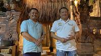 Ketua MPR Bambang Soesatyo bersama Owner Restoran Mano yang juga anggota Kadin Indonesia, di Bali, Minggu (2/8/20).