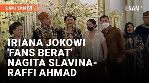 VIDEO: Momen Iriana Jokowi Minta Foto Bareng Nagita Slavina