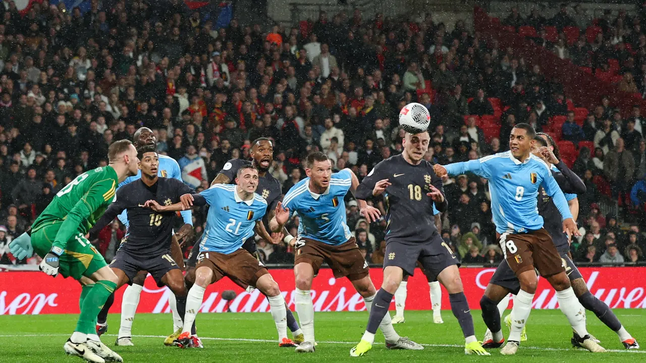 Inggris vs Belgia, Uji Coba Internasional
