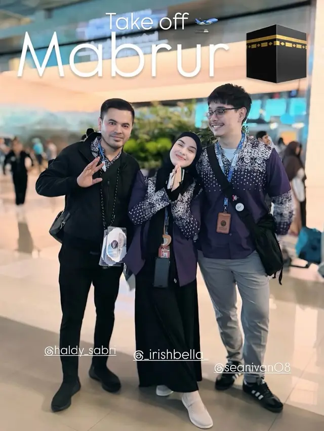 6 Momen Walimatus Safar Irish Bella dan Haldy Sabri Jelang Haji, Boyong Sang Adik
