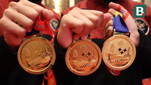 Ilustrasi Medali Emas SEA Games 2023