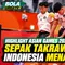 Highlight Sepak Takraw Putra Asian Games 2026: Indonesia Menang 2-1 atas Jepang
