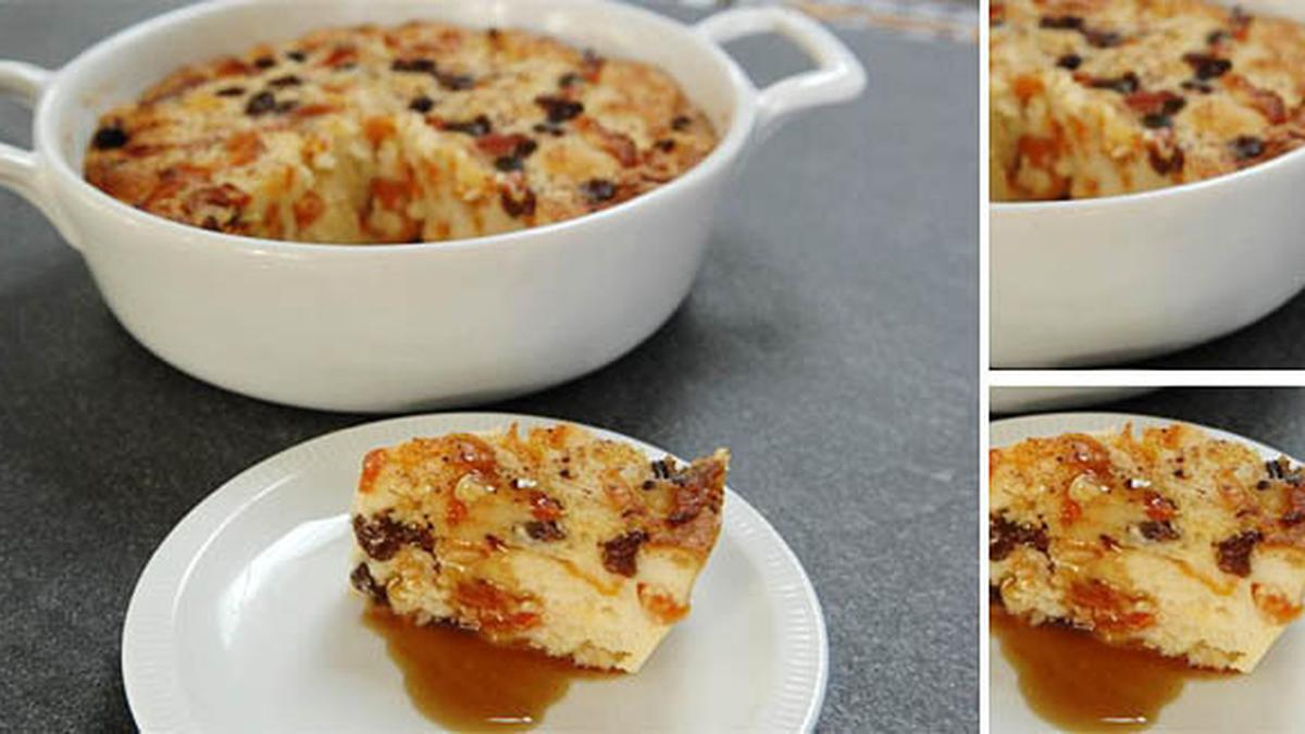 Apricot Bread Pudding Lifestyle
