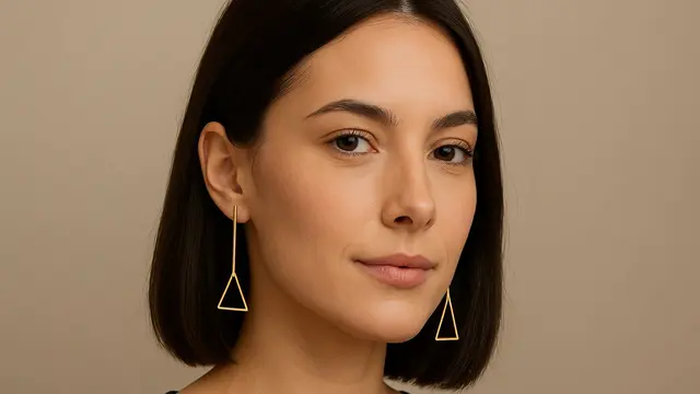 Model Anting Panjang Lurus untuk Wanita Usia 20-an