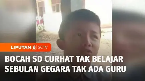 VIDEO: Viral, Siswa SD di Nias Curhat Gurunya Tak Mengajar Selama Sebulan