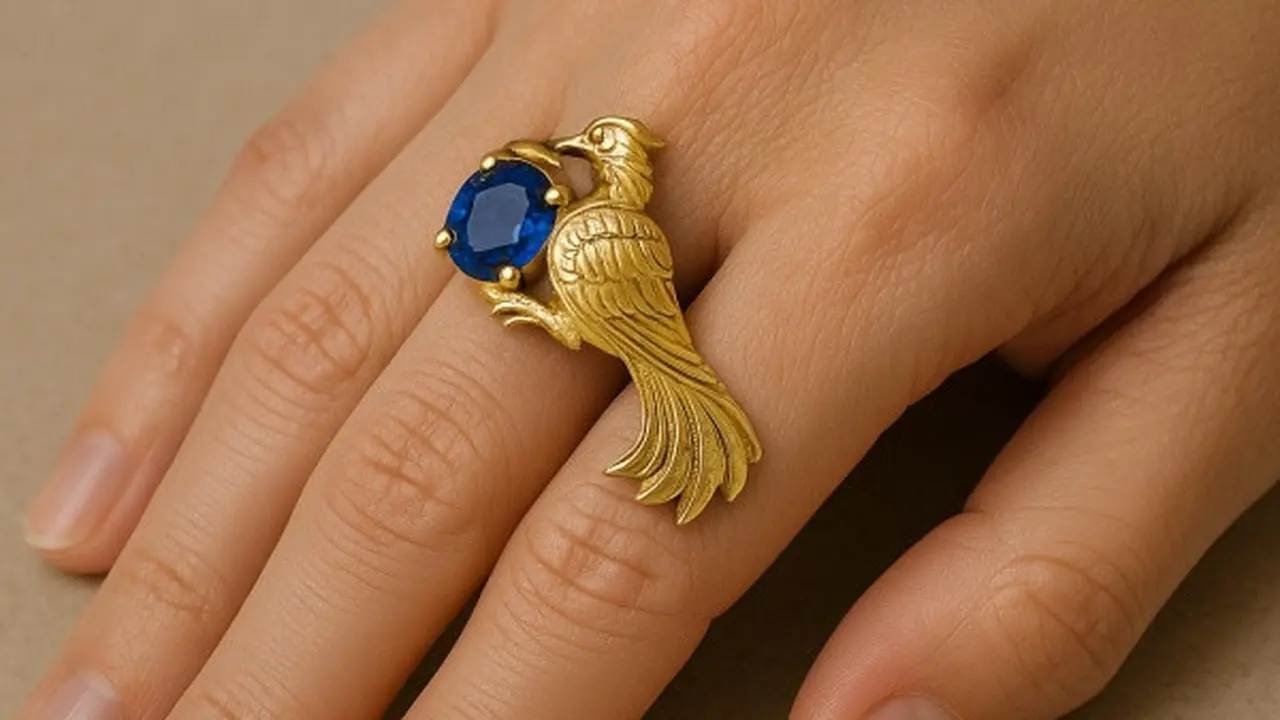 Ilustrasi Cincin Emas Cendrawasih (Sumber: ChatGPT)