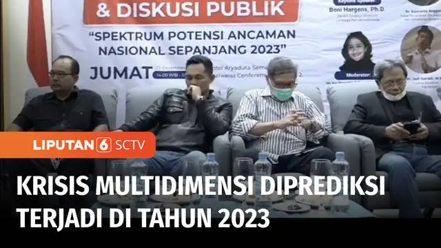 Lembaga Pemilih Indonesia (LPI) mempublikasikan hasil survei tentang situasi Republik Indonesia di tahun 2023. Hasilnya, krisis multidimensi berpotensi terjadi yang dipengaruhi faktor dari dalam dan luar negeri.