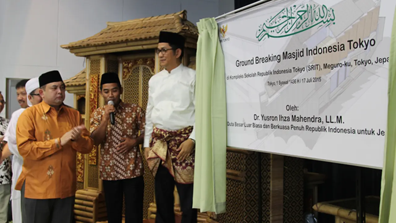Pembangunan Masjid RI di Kemeriahan Idul Fitri 1436 H di Tokyo