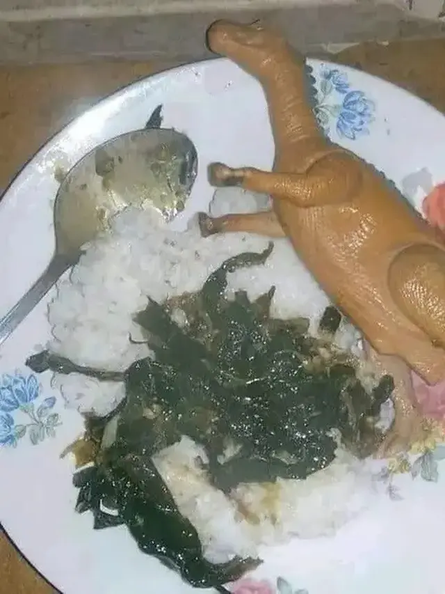 6 Potret Absurd Lauk Makan dari Hewan Buas Versi Mainan Ini Enggak Habis Pikir