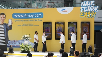 Layanan Tiket Online Ferizy Resmi Meluncur, Naik Kapal Ferry ASDP Semakin Mudah