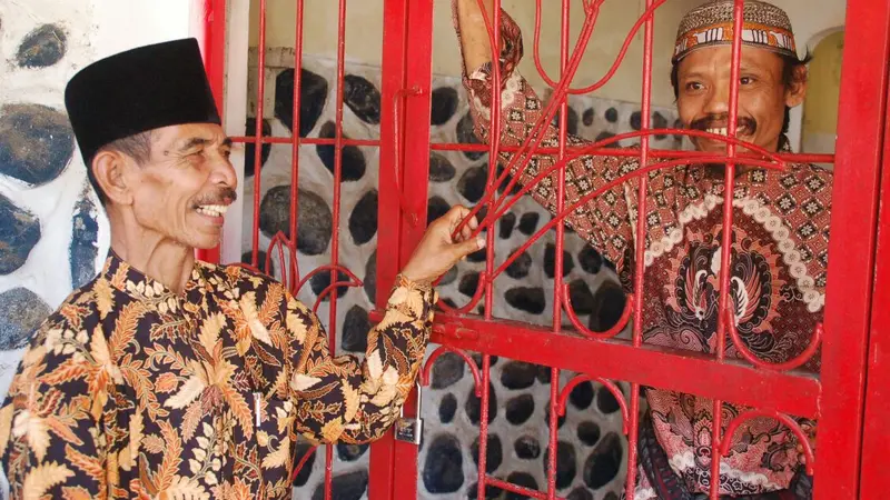 Sumanto menjadi model kampanye pesta demokrasi anti-diskriminasi. (Foto: Liputan6.com/Sucipto/Muhamad Ridlo)