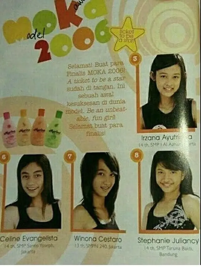 6 Potret Lawas Celine Evangelista di Awal Karier, Bikin Pangling