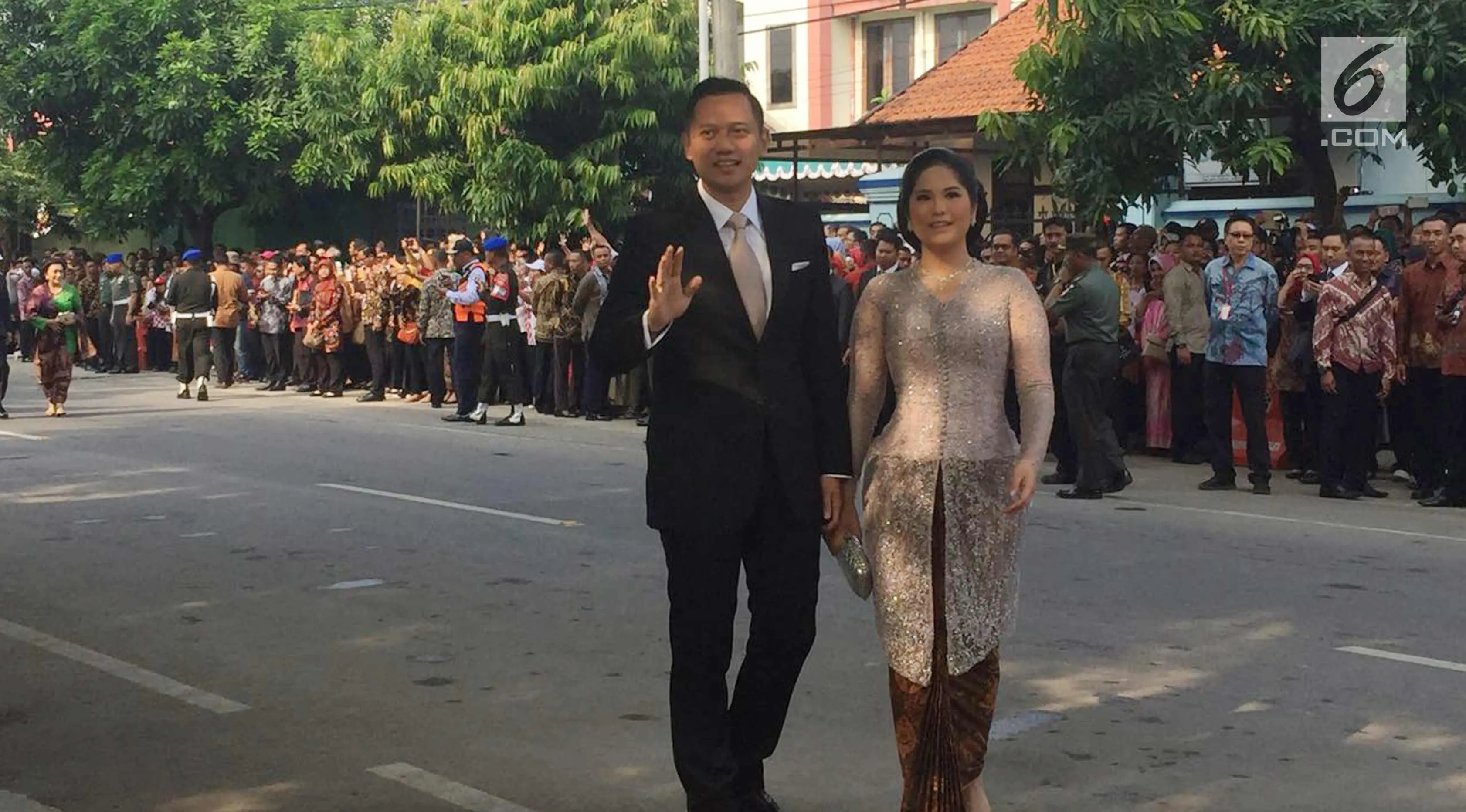 Annisa Pohan dan Agus Yudhoyono. (Liputan6.com/ Lizsa Egeham)