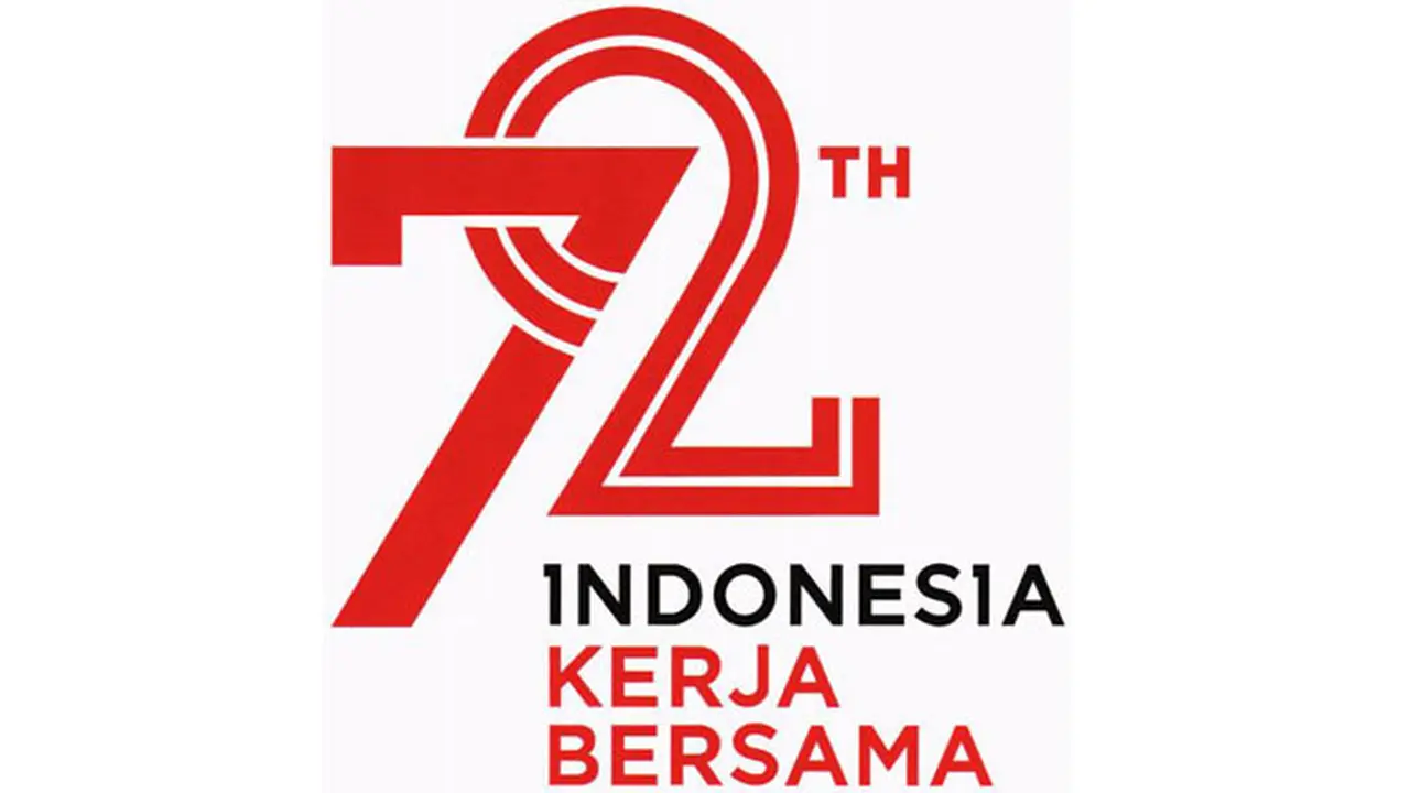 Logo Peringatan HUT ke-72 Kemerdekaan Republik Indonesia 