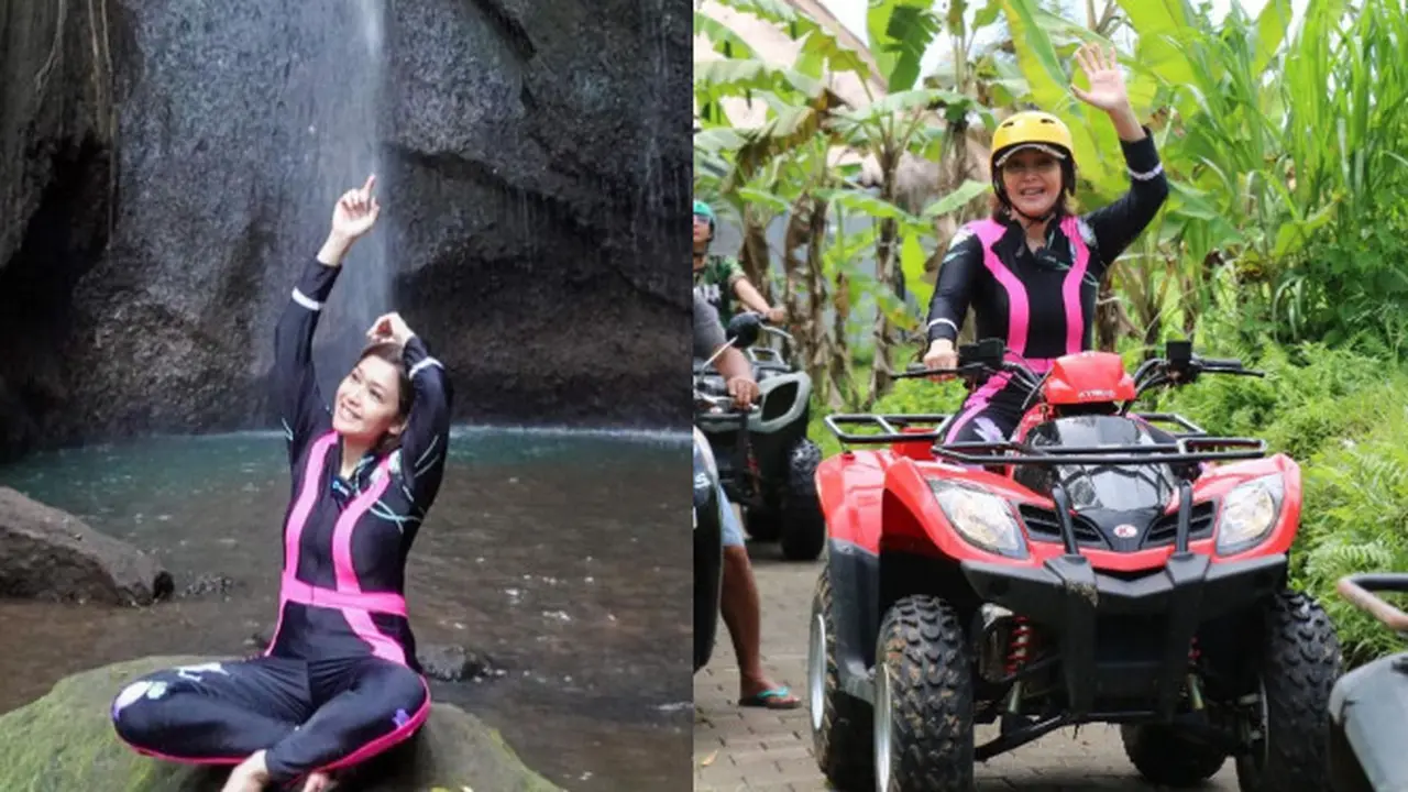 Momen Liburan Maia Estianty di Bali