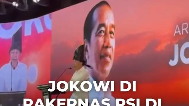 Jokowi di Rakernas PSI di Hotel Claro, Makassar