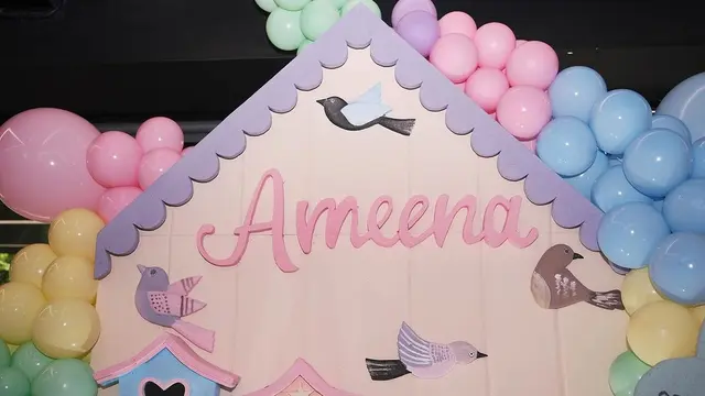 Ultah Ameena kedua tahun (Instagram/attahalilintar)