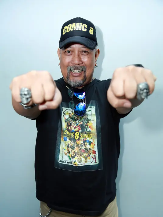 Sebagai salah satu pemeran utama yang masih tersisa, Indro mengaku antusias mengerjakan film 'Warkop Reborn'. (Deki Prayoga/Bintang.com)