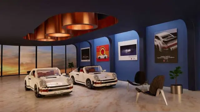 LEGO Porsche 911 Turbo dan Targa 911. (LEGO)