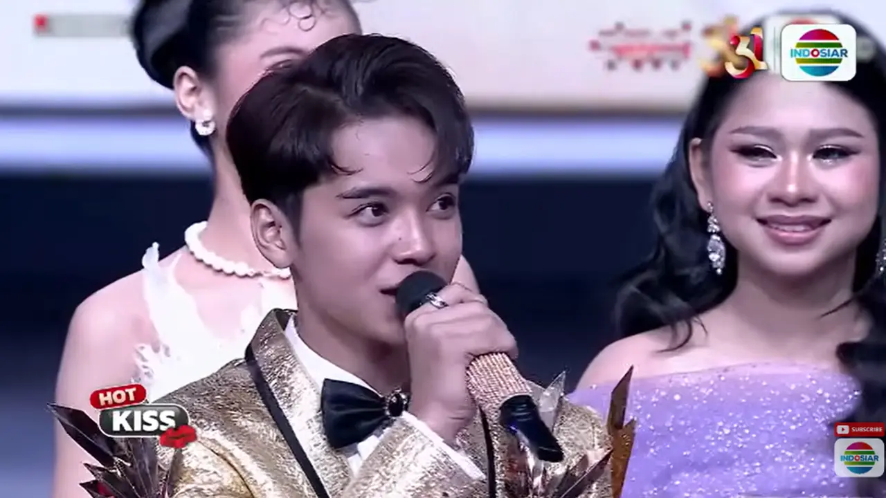 Arbil dalam Dangdut Academy 7 Indosiar. (YouTube/ Indosiar)